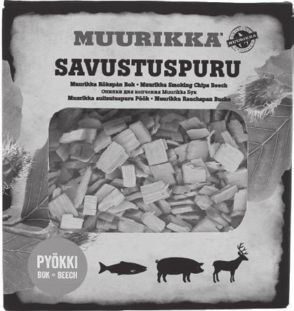 valmistettuja savustuspuruja.