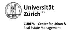 40 Universität Zürich CUREM Center for Urban & Real Estate Management Schanzeneggstrasse 1 8002 Zurich T +41 (0)44 208 99 99 info@curem.ch www.curem.uzh.