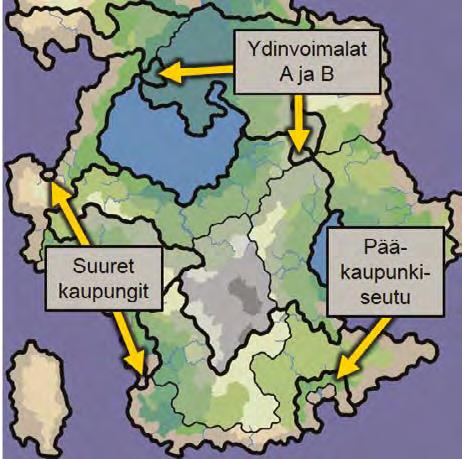 vain 2D-riippuvuus. Kriteereiden avulla on myös mahdollista ottaa huomioon valvontajärjestelmän taistelunkestävyys.