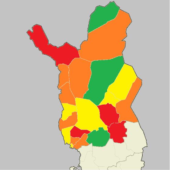 Internet-yhteydet Kehitys on ollut oikean suuntaista, kunnallisten yhtiöiden alueilla ja Utsjoella tilanne on hyvä Nopean yhteyden saatavuus monin paikoin kuitenkin heikko Kiinteä laajakaista on