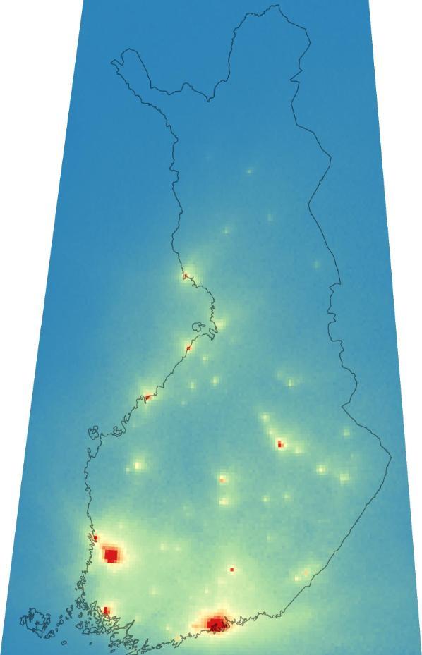 Ilmansaasteiden pitoisuuksien arviointi Päästöistä