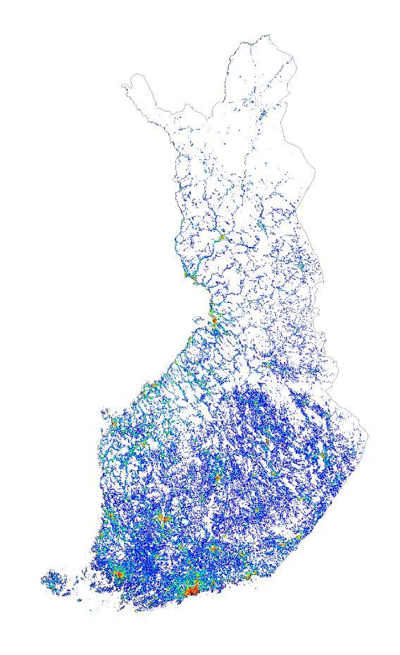 Väestöaltistuksen ja terveyshaittojen arviointi Pitoisuuskarttoja verrataan väestökarttoihin altistumisen selvittämiseksi Huomioidut vaikutukset: Ennenaikainen kuolleisuus Krooninen