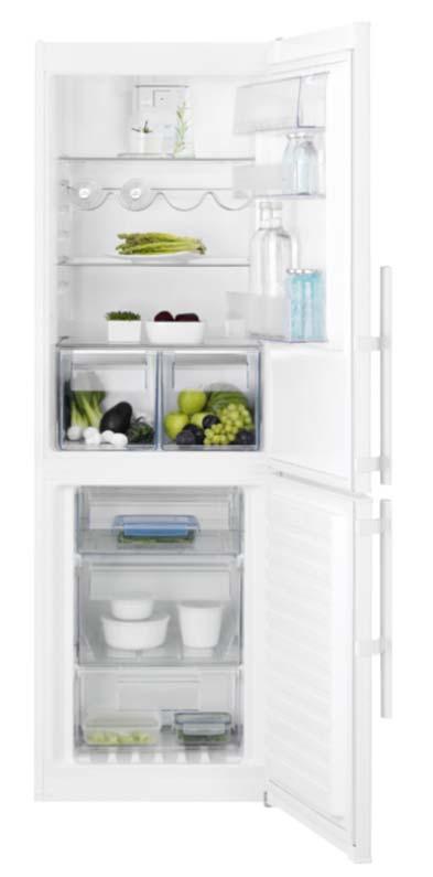 Jääkaappipakastin Electrolux Asunnoissa 59,5 m² Jääkaappipakastin kalustekaavion mukaisesti Käyttötilavuus 311 litraa, jk 220 / pak 91 ltr.