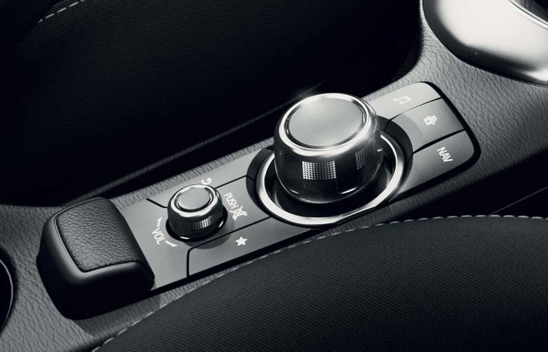 Voit tehdä jokaisesta matkasta mahdollisimman interaktiivisen Mazda2:n vaikuttavien tieto-, yhteysja