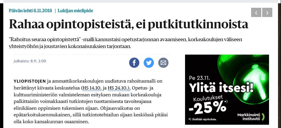 Suomen päättäjät!
