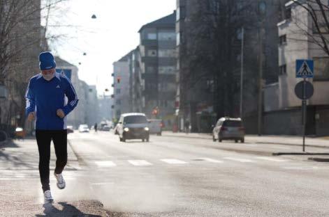 ja vaikuttavien visualisointien kehittäminen Uusia palveluita kuten Green path -reittiopas ja ilmansaasteiden vuosipitoisuuskarttoja