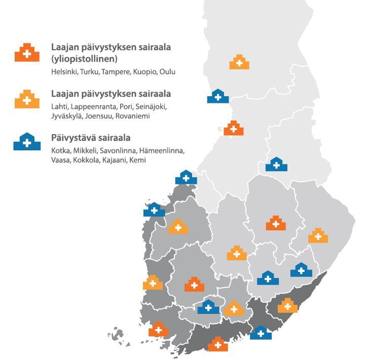 Keski-Suomen sairaala Nova (Jyväskylä) Kokonaiskustannusarvio on n. 411 milj.