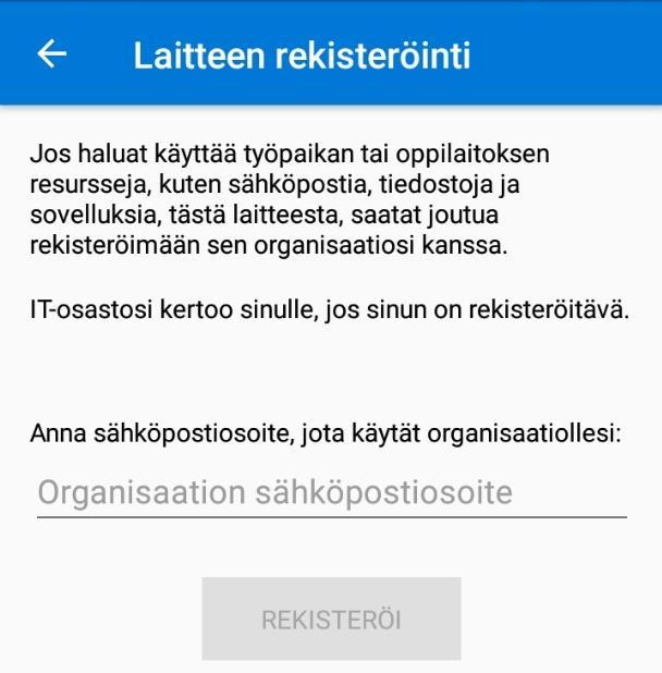 Kirjoita sähköpostiosoitteese