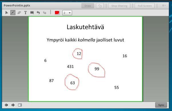 Luo PowerPointilla esitys, joka toimii pohjana opetukselle.