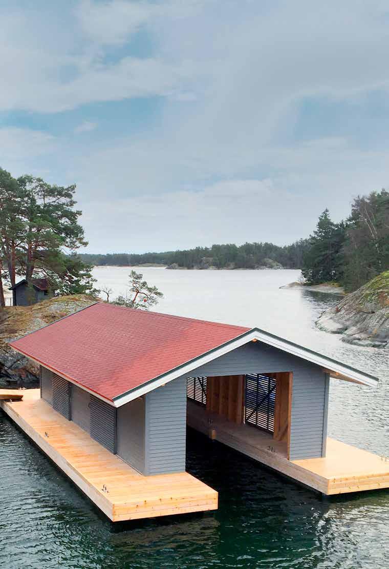 ERIKOISLAITURIT Erikoislaiturit Marinetek on toteuttanut yhdessä yhteistyökumppaniensa kanssa lukuisia kelluvia erikoislaitureita, jotka ovat