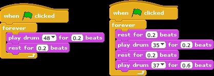 11 Multimedia Tämäkappaleesittääperusteetäänenliittämisestä Scratch4ohjelmaan.Tavoiteon,ettätämänkappaleen myötäoppilasosaisiliittääyksinkertaisiaääniäosaksi ohjelmaansa.
