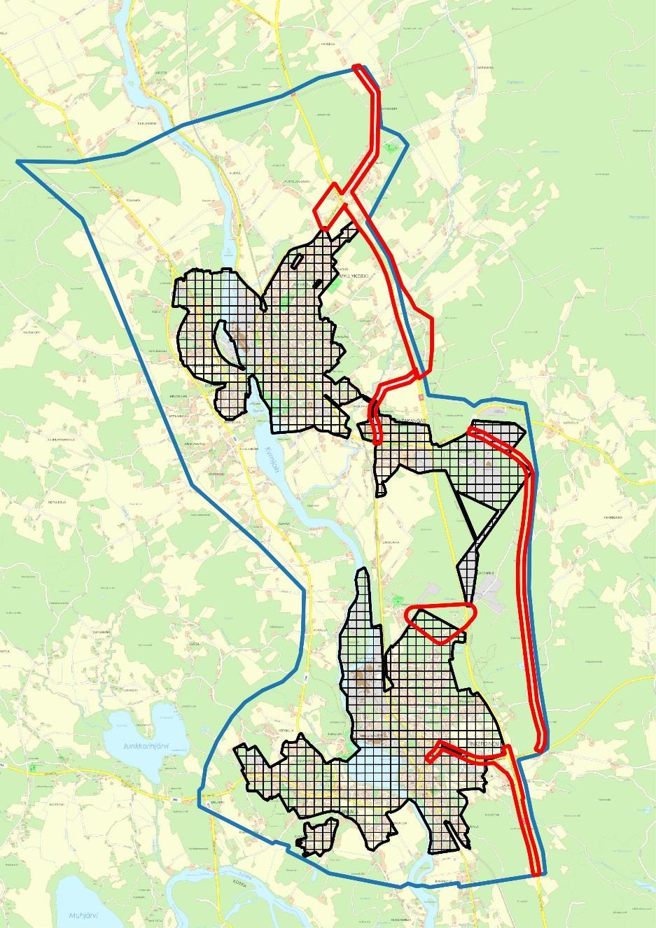 3.2.5. Asemakaava Yleiskaavan muutos sijoittuu pääosin alueelle, jolla ei ole asemakaavaa.