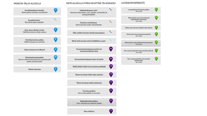 2.1.2 Karttakysymykset (yhteensä 26 kohtaa) TEKNINEN