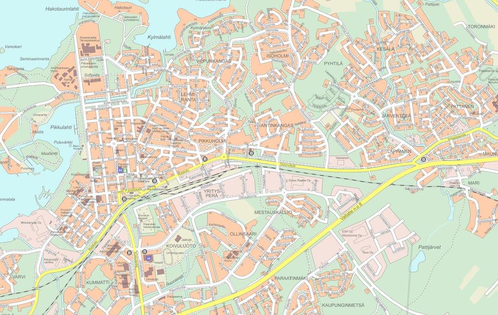 4 1. Lähtökohdat ja tavoitteet liittyy Ouluntien liikennepalvelualueen asemakaavamuutokseen.