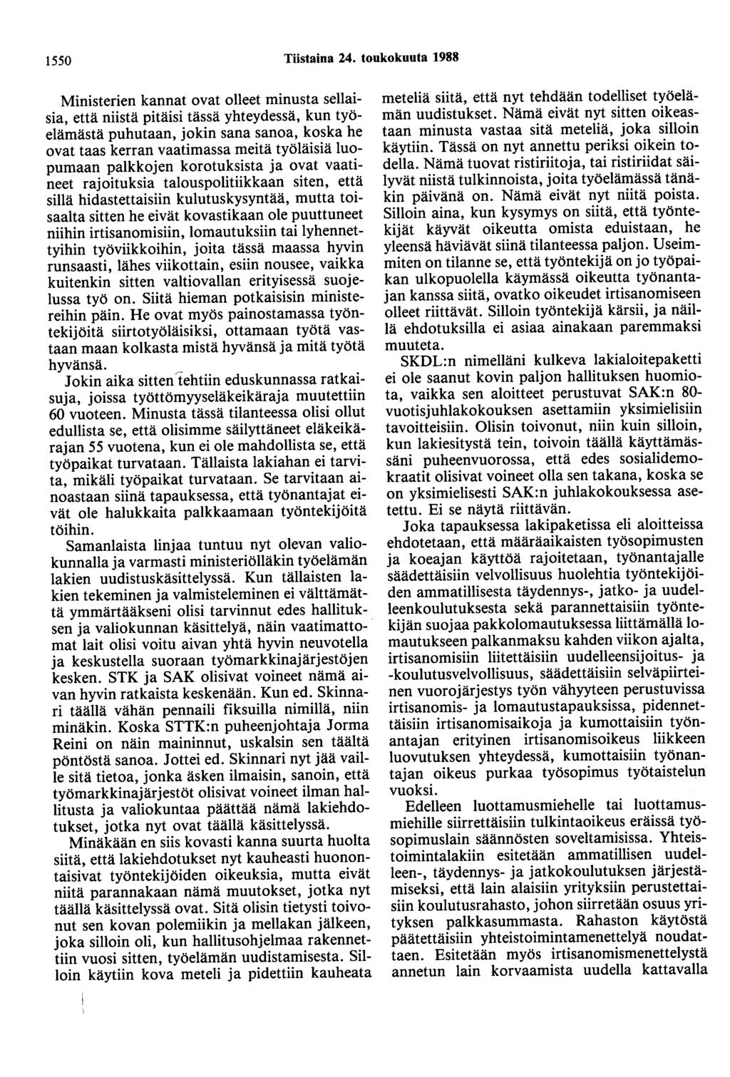 1550 Tiistaina 24.