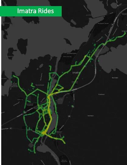 8. Käyttäjädata EASYBIKE-sovelluksen avulla kerättiin välillä 25.7.-31.10.