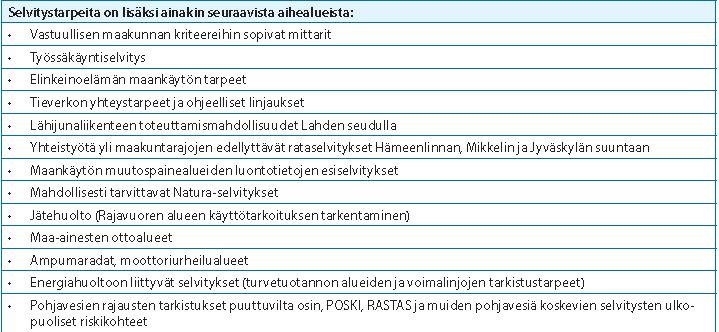 Maakuntakaavan perustuttava riittäviin selvityksiin