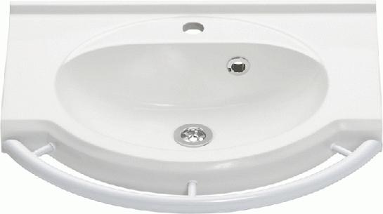 63 m² asuntojen kylpyhuoneisiin ja erillis-wc:iin Vedin Aldina allaskaappeihin RST-vedin