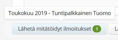 30(32) 4. Henkilö -välilehden vasempaan alareunaan ilmestyy Lähetä mitätöidyt ilmoitukset -painike.