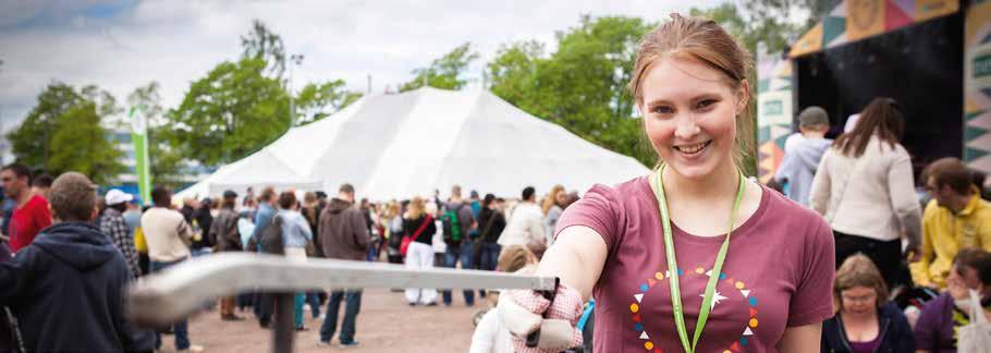 YMPÄRISTÖTYÖ ENVIRONMENT WORK KARTAT MAPS Tavoitteena yhä pienempi hiilijalanjälki Maailma kylässä -festivaali on Ekokompassi-sertifioitu tapahtuma.