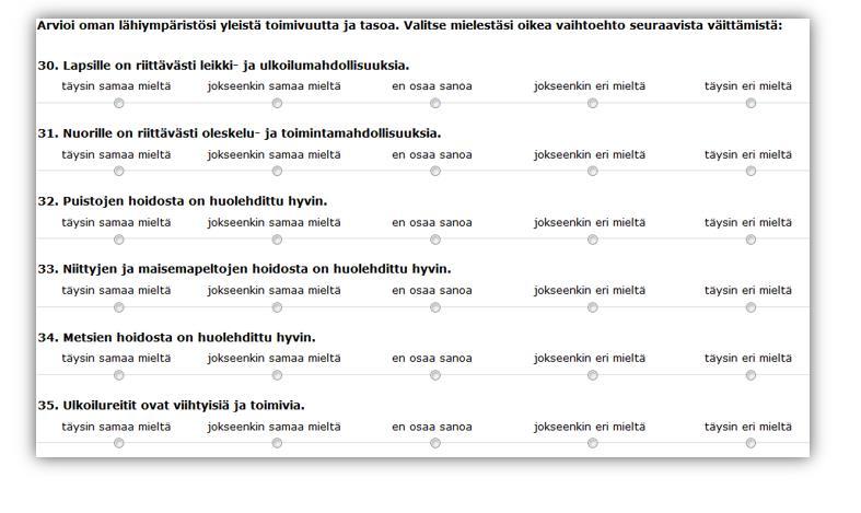 29 kpl) 2.1.2. Väitekysymykset Arvioi väitteitä (6 kpl) 72 Mellunkylän ja Vartiokylän