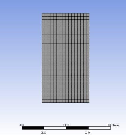 17 Kun poikkileikkauksen reunat on valittu, käytetään komentoa mesh edge sizing generate mesh. Tämä komento luo automaattisesti elementtijaon.