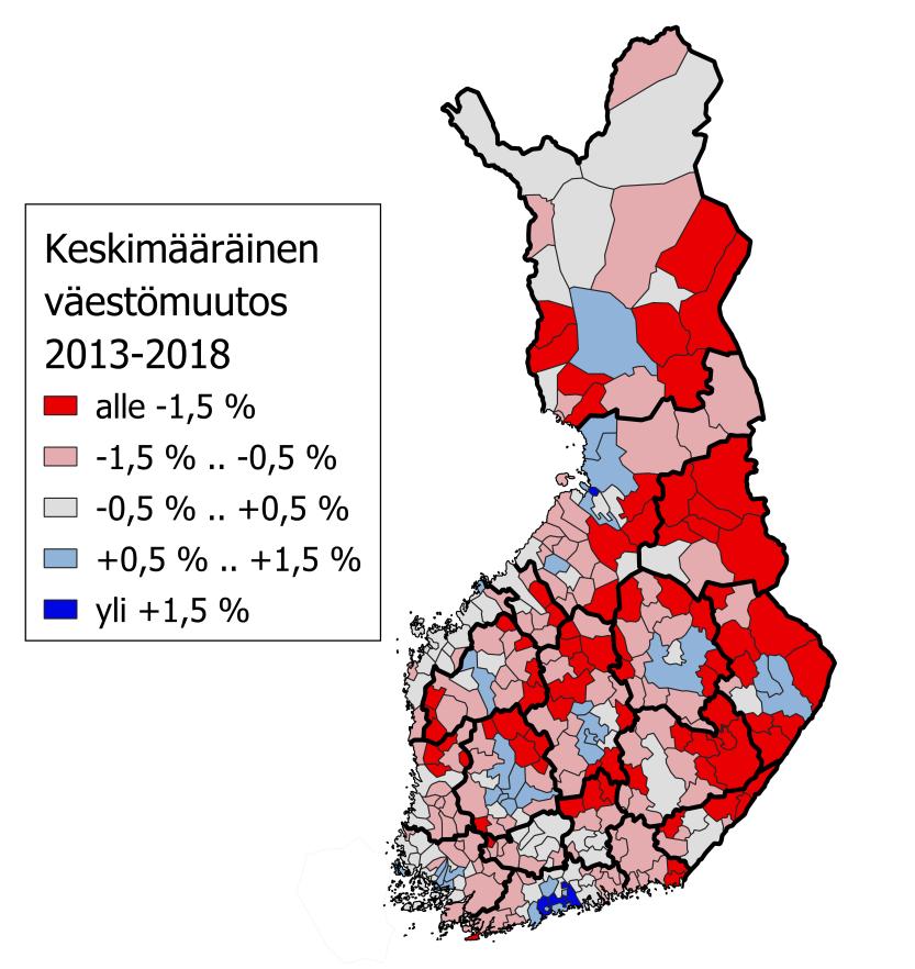 Asukasmäärä Väestö keskittyy suuriin kaupunkeihin 2 500 000 2 000 000 1 500 000 1 000 000 500 000 0 2014 2016