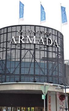 Kauppakeskus Armada sijaitsee Lappeenrannan keskustassa kävelykadun päässä vilkkaalla kauppapaikalla.
