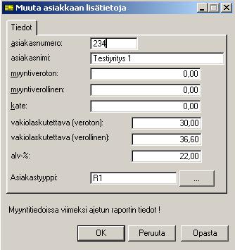 tulee pieni íkkuna, jossa on vaakasuoraan etenevä sininen palkki. Odota, kunnes määrittelyikkunaan ilmestyy punaisella teksti Ryhmälaskut tuotettu.