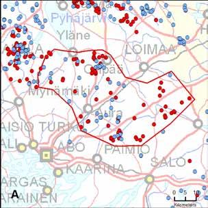5. Pöytyän reviiri (VarsinaisSuomi) Yksilömääräarvio: 6 8 3.8. 31.12. 11 kpl 54 kpl, 39 yks. 1.1.2019 28.2.2019 26 kpl 33 kpl, 36 yks.