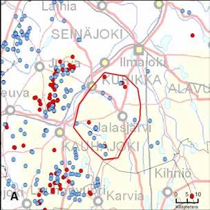 18. Jalasjärven reviiri (Pohjanmaa) *entinen KarviaJalasjärven reviiri Yksilömääräarvio: 2 18.8. 31.12.