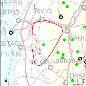 näytteet: 1 kpl Onnistuneet määritykset: 1 kpl, uros susi Maastoseuranta Etsintäreittejä: