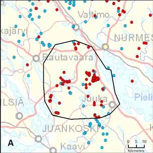 41. Panjan reviiri (PohjoisKarjala) Yksilömääräarvio: 7 10 24.8. 31.12. 13 kpl 47 kpl, 38 yks. 1.1.2019 28.2.2019 10 kpl 24 kpl, 37 yks.