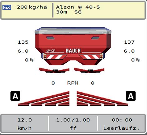 Levityskäyttö koneenohjaimella AXIS EMC ISOBUS 5 5.11 GPS-Control Koneenohjain AXIS EMC ISOBUS voidaan yhdistää ISOBUS-päätelaitteeseen SectionControlilla.
