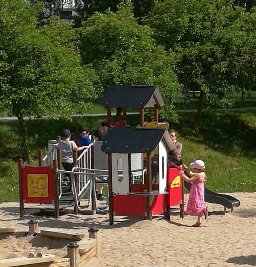 19 Leikkipuistot Tällä hetkellä 112 kohdetta Tarjoavat turvallisen ja monipuolisen ympäristön