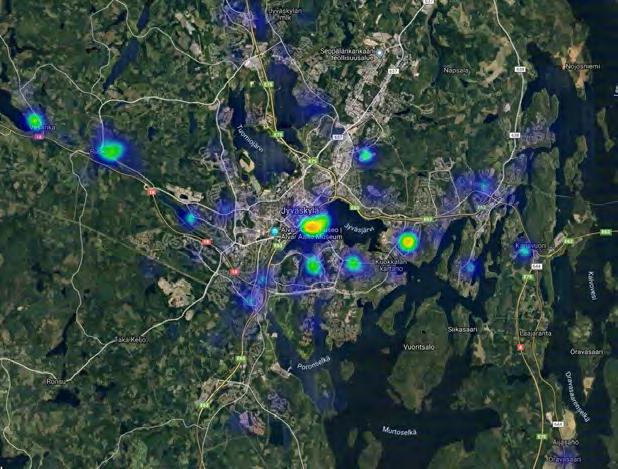 henkilöä ja vastauksia saatiin 83 leikkipuiston osalta Kyselyn vastauksia tullaan hyödyntämään leikkipuistojen yleisessä sekä kohdekohtaisessa kehittämisessä Käyttäjäkokemuksia