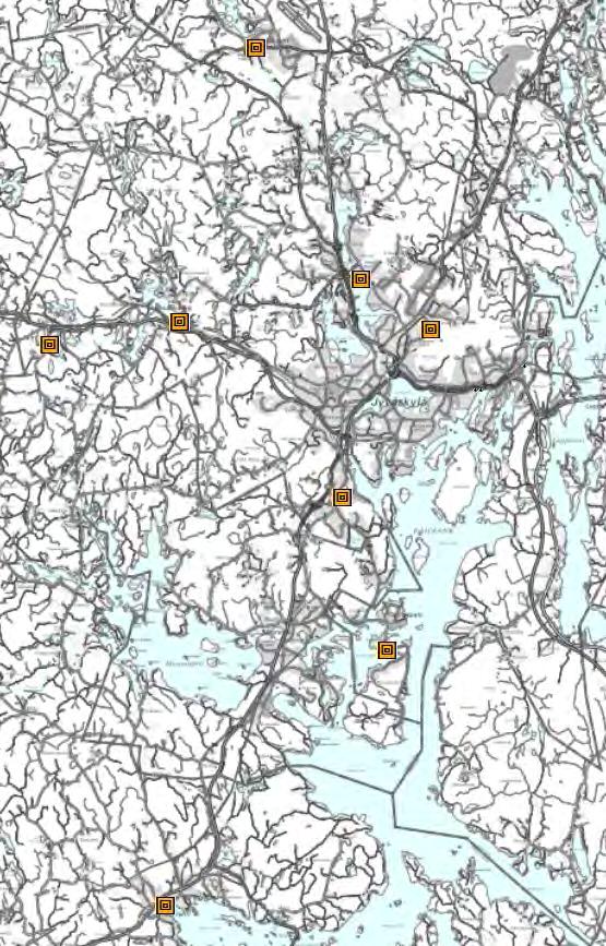 kaupungin tasolla Esitetään 1 uusi kohde Vaajakosken alueelle, toteutus 2022-24, 1 poistuva kohde