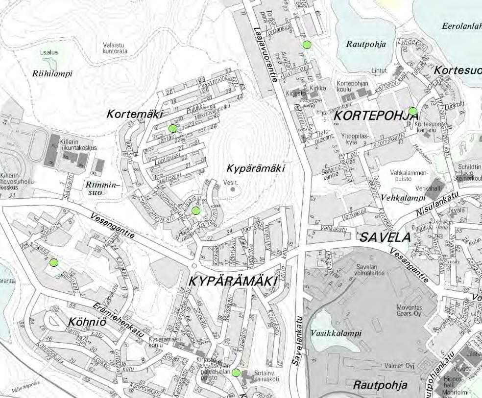 Kypärämäki-Kortepohja Kortemäki Kunnostus 2022-24 Emännäntien toimintapuisto Kunnostus 2022-24