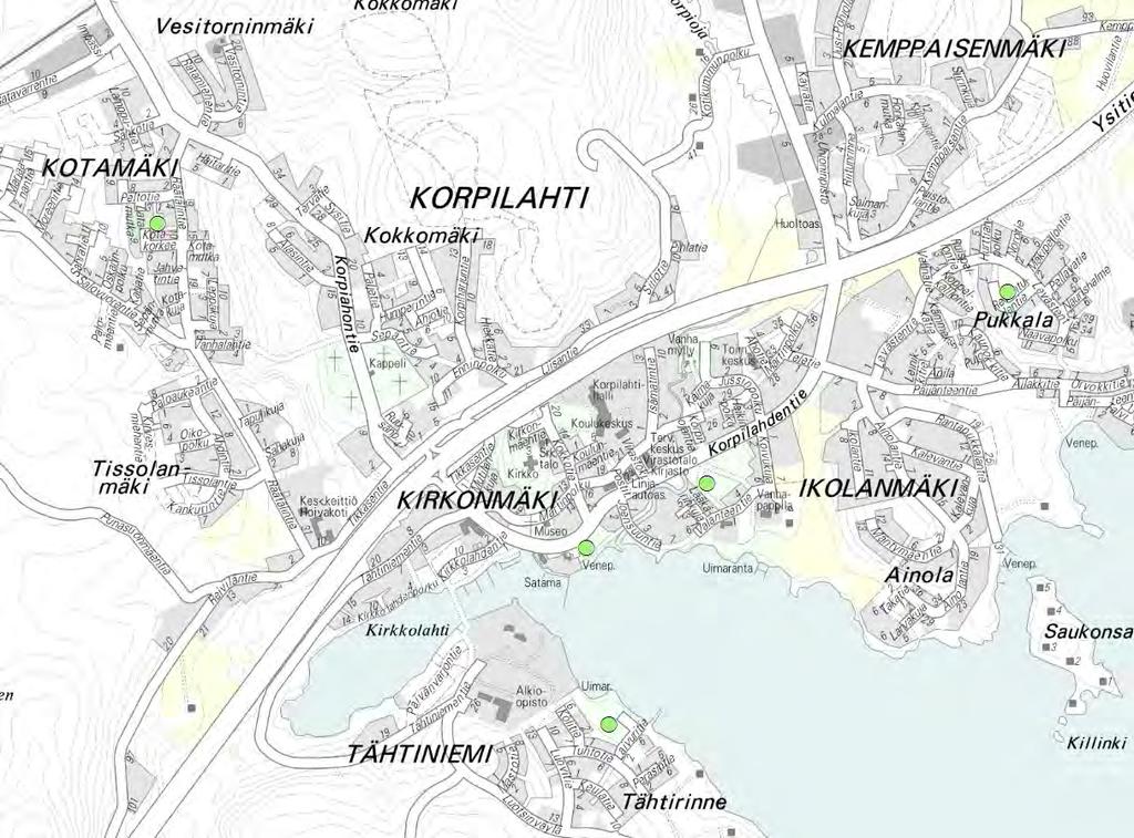Säynätsalo Korpilahti Kinkovuoren korttelipuisto Kunnostus 2025-28