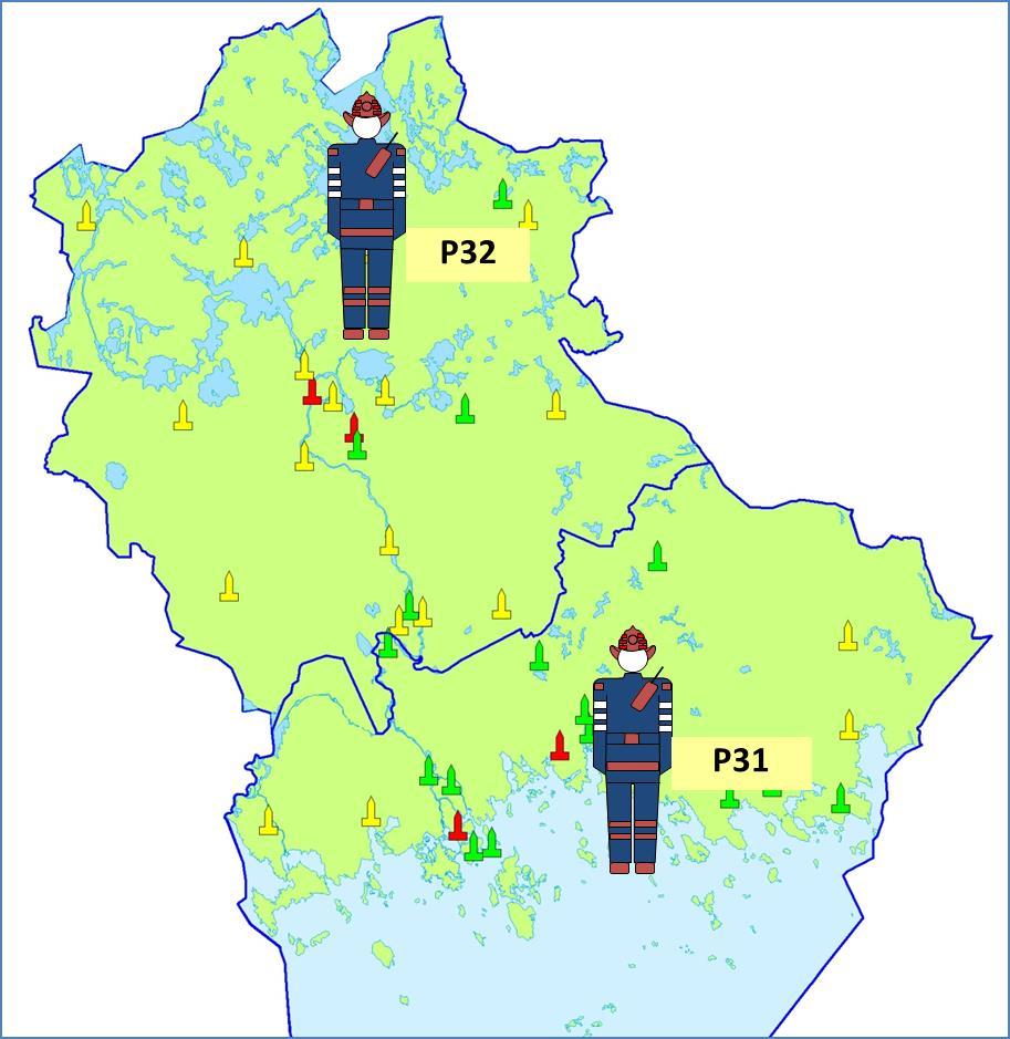 52/58 Päällystöpäivystysalueet P31 