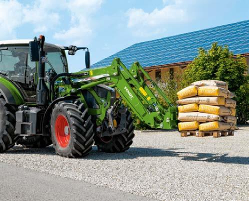 kätevästi aisastoon Laaja valikoima Fendt-työlaitteita, jotka on sovitettu optimaalisesti Fendt Cargo -etukuormaajalle Korkealaatuinen