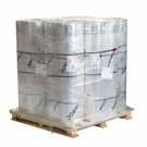 Muovipakkaus, pituus 1200 mm Lava 1200x1200 mm Korkeus 1350 mm Eristeosat pakataan muoviin ERISTEOSILLE