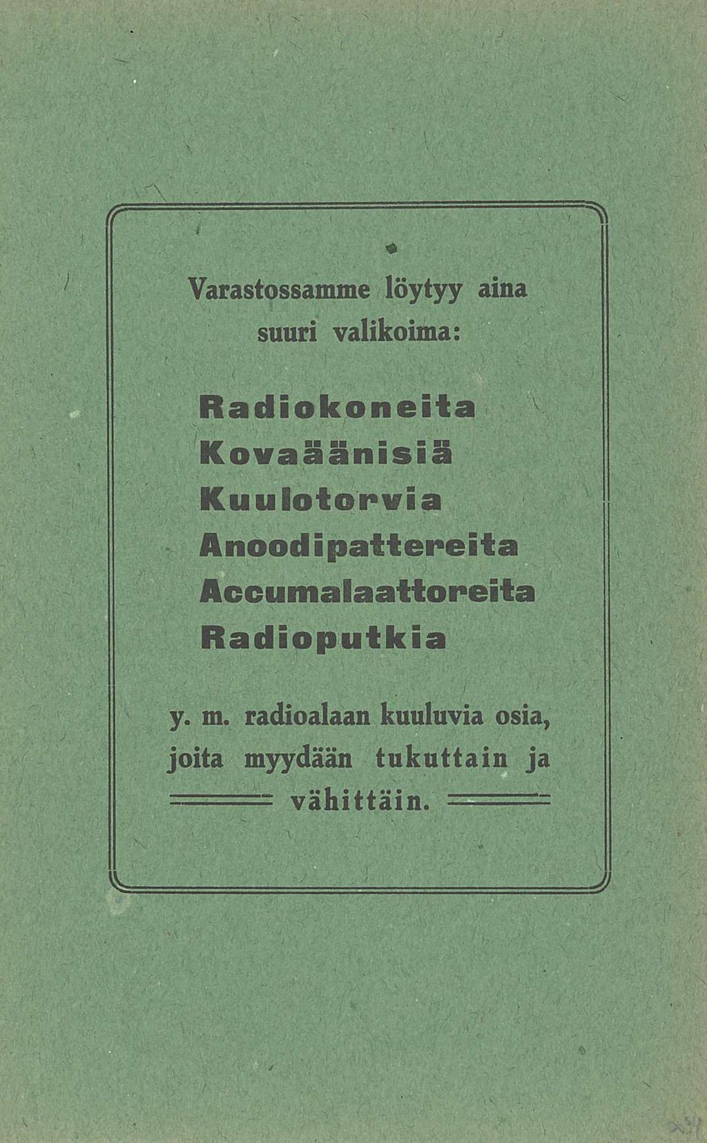 - vähittäin.