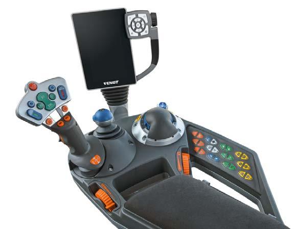 FENDT-TOIMINTAKONSEPTI Fendt 700 Vario Power/PowerPlus. Fendt 700 Vario Profi/ProfiPlus. Nelisuuntainen monitoimiohjaussauva, jossa lisäpainikkeet 3. ja 4.