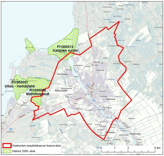 PÄIVITYS 2019 1 1 JOHDANTO Tämä luonnonsuojelulain 65 :n mukainen Natura-arviointi on laadittu osana Kalajoen keskustaajaman osayleiskaavan vaikutusten arviointia.
