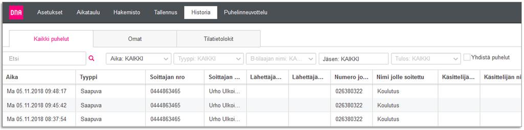 Kommentti-kenttään voidaan kirjoittaa viestiin liittyvä kommentti. Ryhmän viestin osalta se näkyy kaikille ryhmän jäsenille ja henkilökohtaisen viestin osalta myös yritystason pääkäyttäjälle.