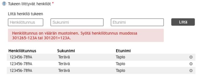 Nuoren viljelijän tuki Ilmoita tukeen liittyvien