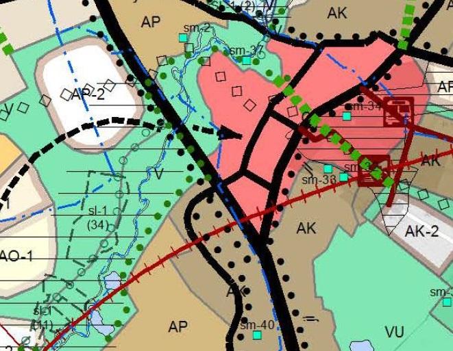 Sivu 14 / 37 Alueella on voimassa asemakaava vuodelta 1992. Alue on merkitty puistoksi (VP) ja puistoon on merkitty rakennusala, jolla on rakennusoikeutta 250 k-m 2.