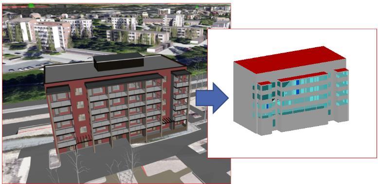 CityGML standardin mukaisesti LOD2- tarkkuudelle. Kuva 9.
