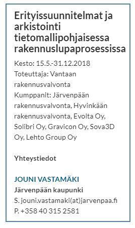 Mukana oli myös rakennusliike Lehto Group Oyj, joka hyödynsi hankkeissa tietomallipohjaista suunnittelua.